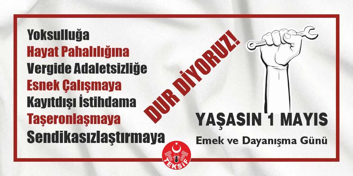 Yaşasın 1 Mayıs Emek ve Dayanışma Günü! görseli