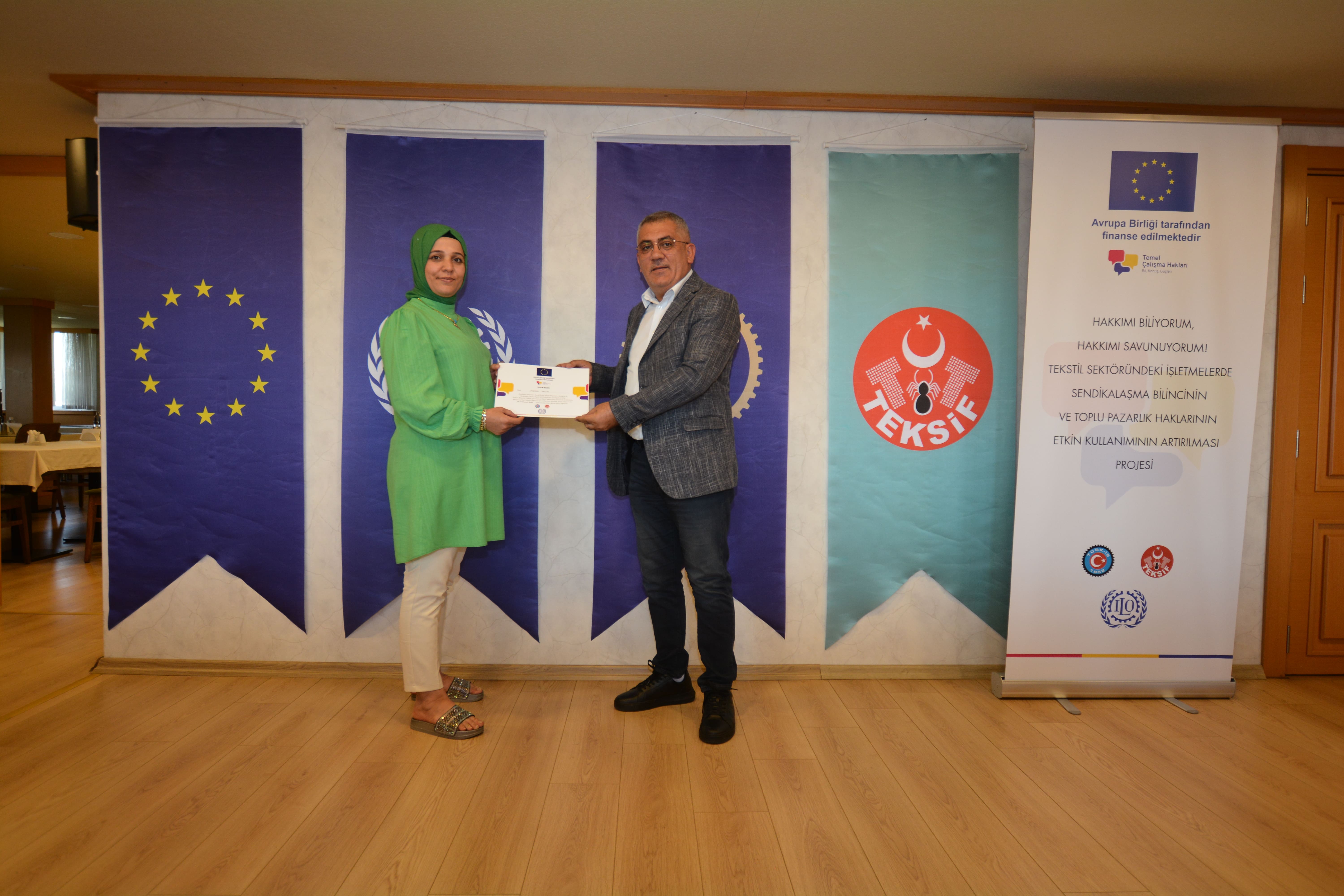 HAKKIMI BİLİYORUM, HAKKIMI SAVUNUYORUM PROJESİ 1. GRUP KADIN EĞİTİMİ GERÇEKLEŞTİ görseli