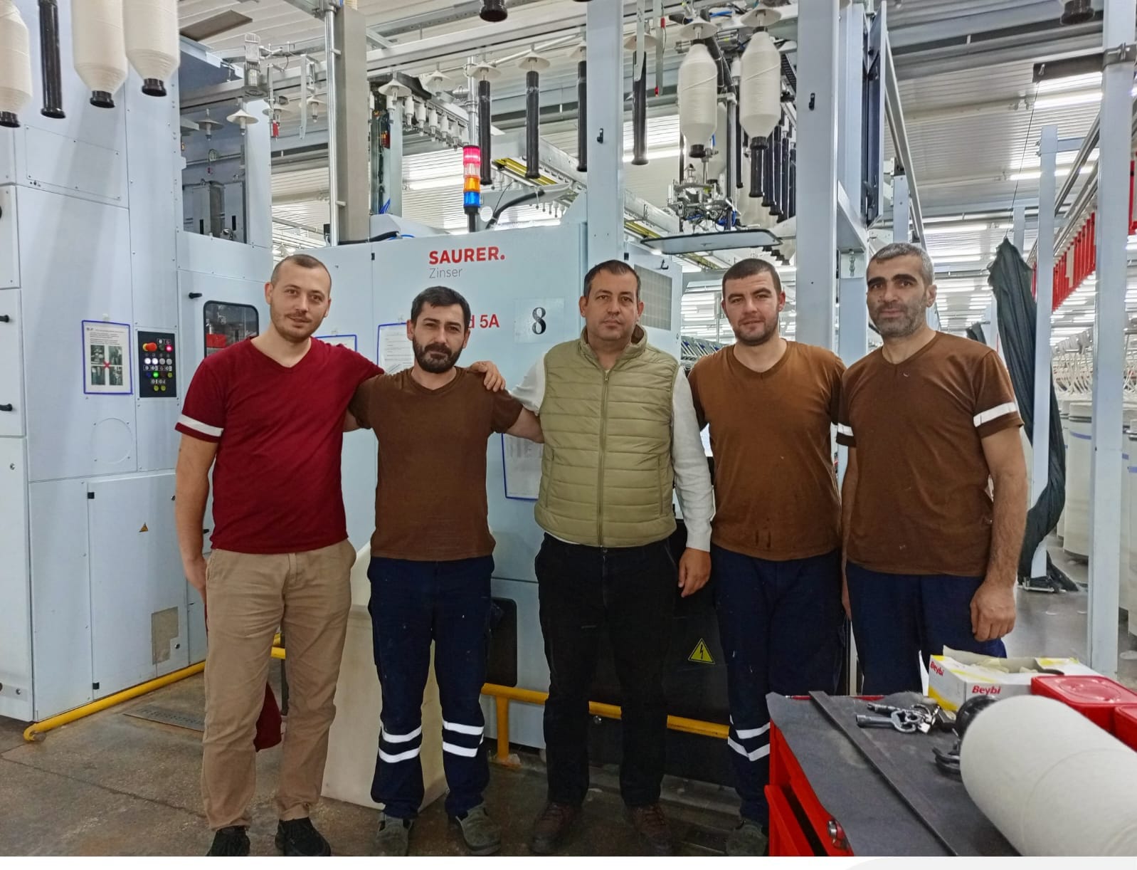 ZORLUTEKS TEKSTİL VE ÖZTEK TEKSTİL TERBİYE TESİSLERİ ve KASAR DUAL TEKSTİL  İŞ YERLERİNE ZİYARET görseli