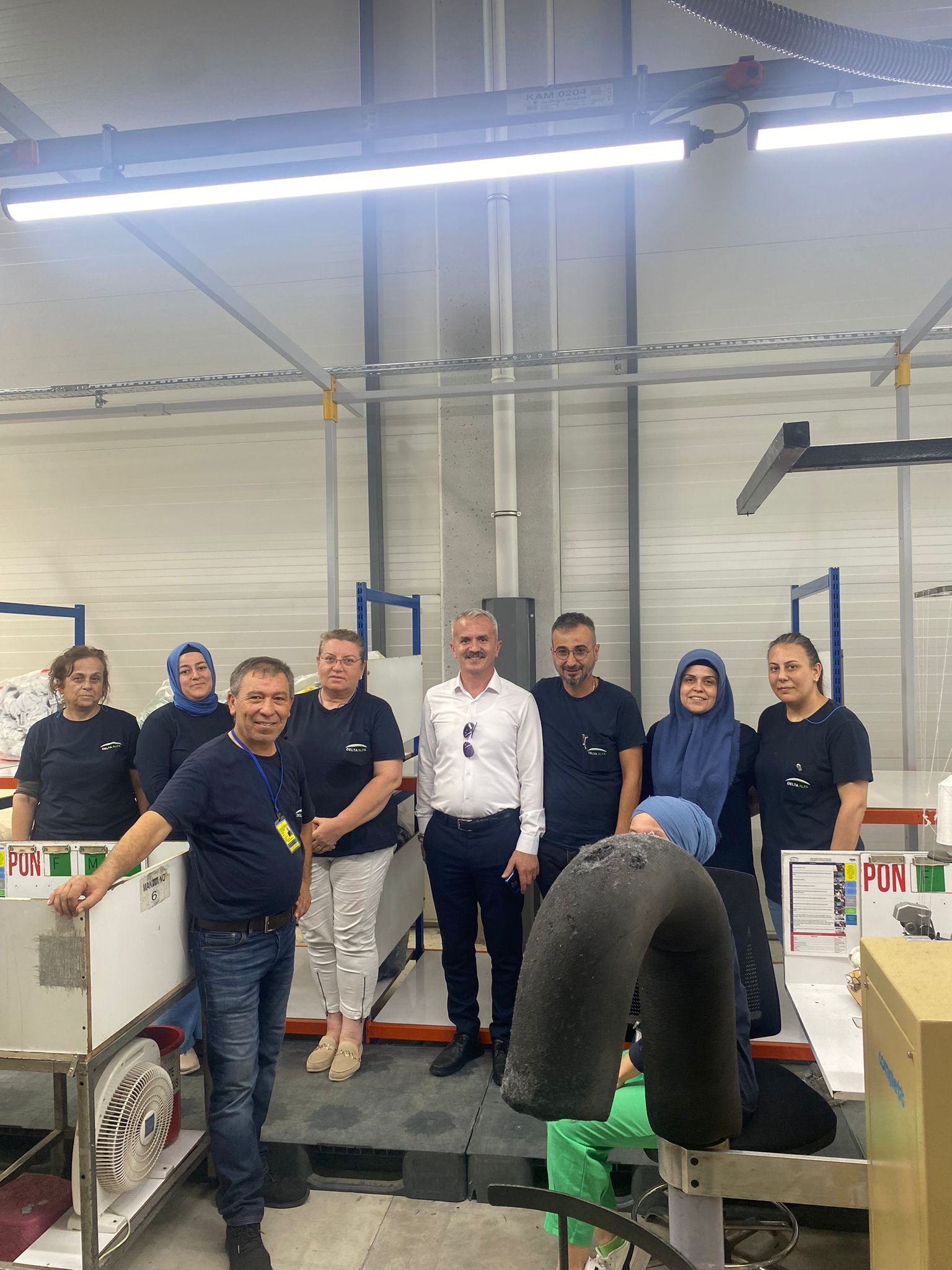 DELTA ALFA TEKSTİL ÇALIŞANLARINA ZİYARET görseli