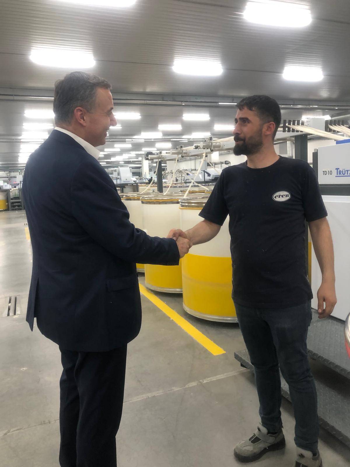 EREN PERAKENDE TEKSTİL İŞYERİNE ZİYARET görseli