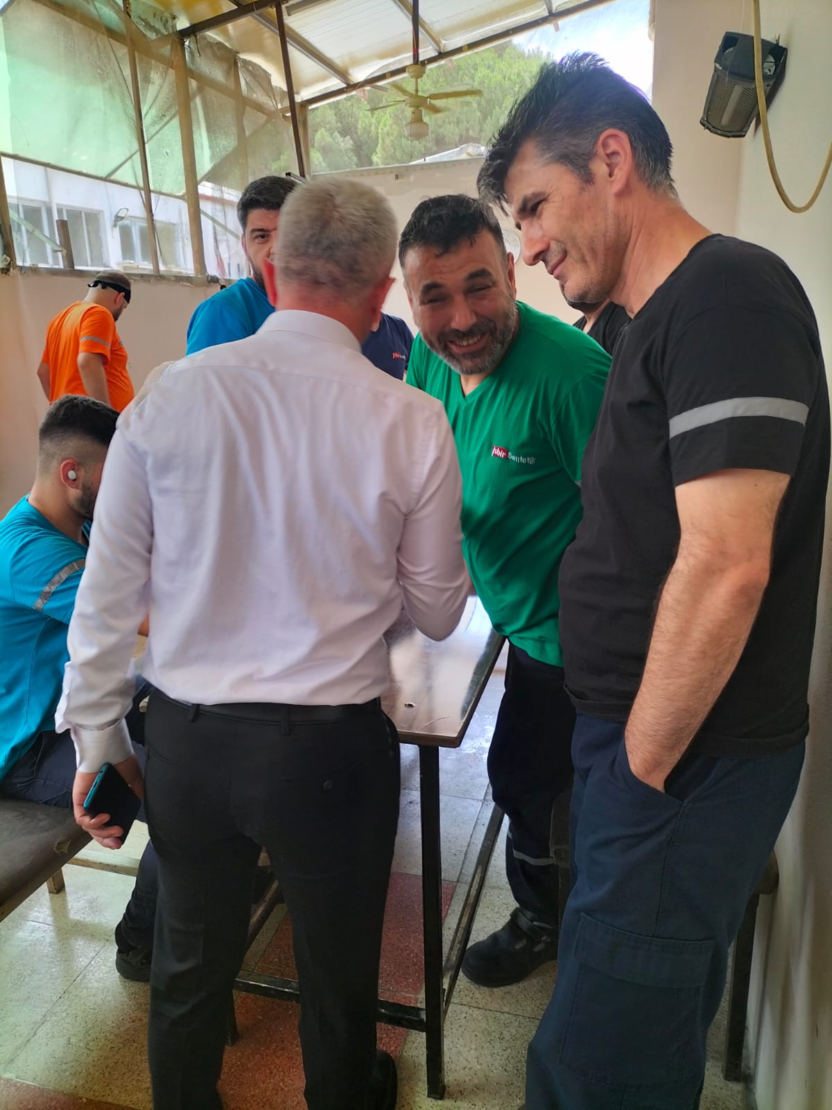 İŞBİR SENTETİK TEKSTİL ÇALIŞANLARINA ZİYARET görseli