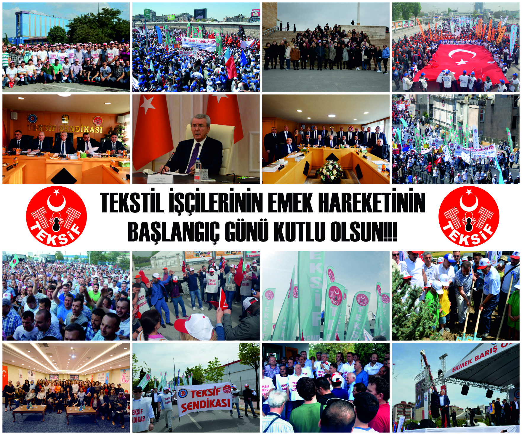 TEKSTİL İŞÇİLERİNİN EMEK HAREKETİNİN  BAŞLANGIÇ GÜNÜ KUTLU OLSUN!!! görseli