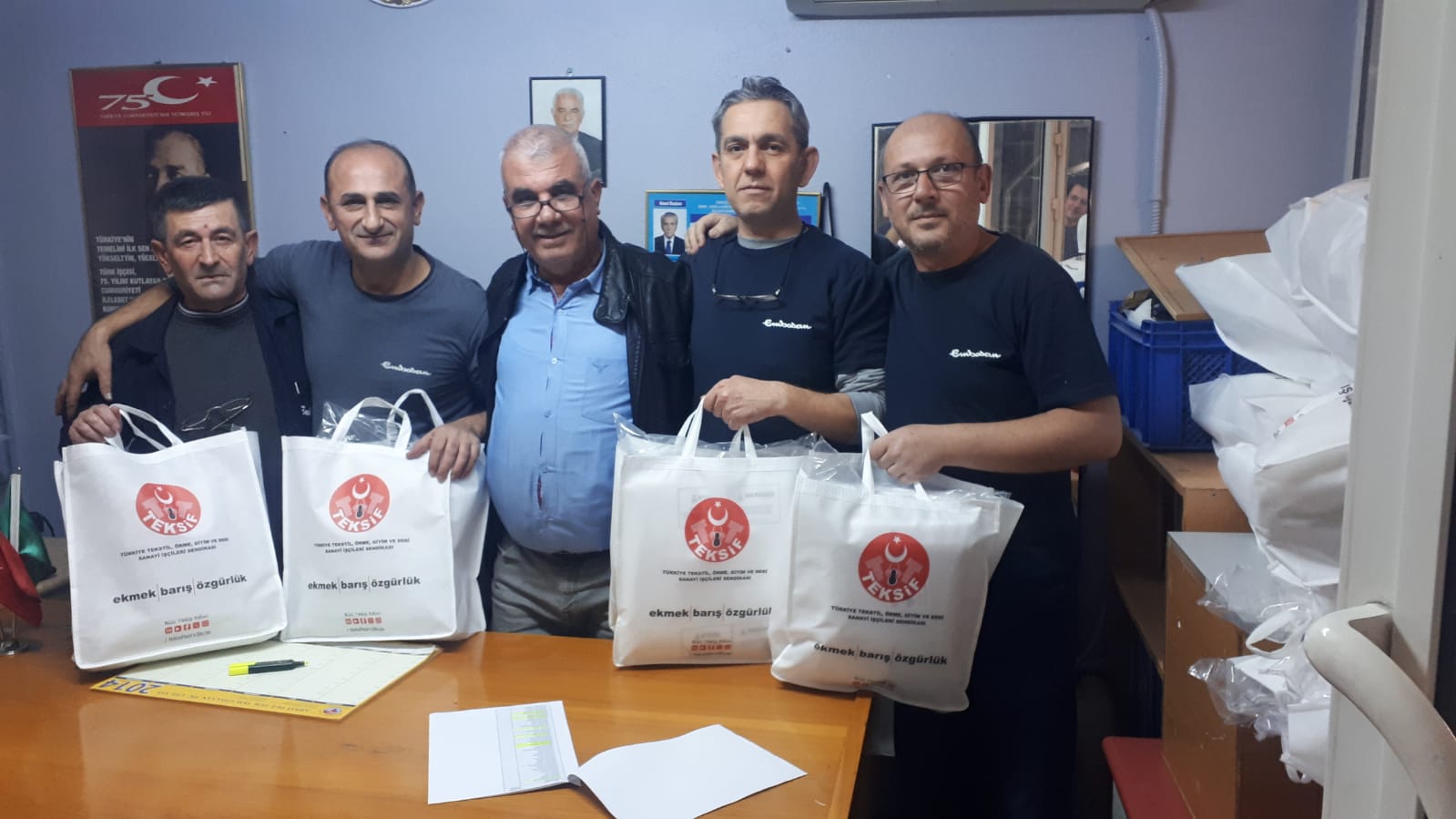 YILBAŞI HEDİYESİ DAĞITIMINI GERÇEKLEŞTİRMEYE BAŞLADIK görseli