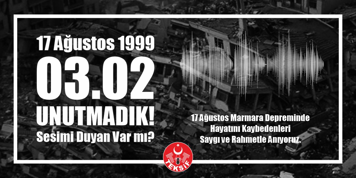 17 Ağustos Marmara Depremi Unutmadık görseli