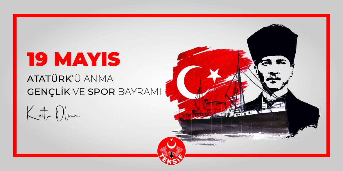 19 Mayıs Atatürk’ü Anma Gençlik ve Spor Bayramı Kutlu Olsun görseli