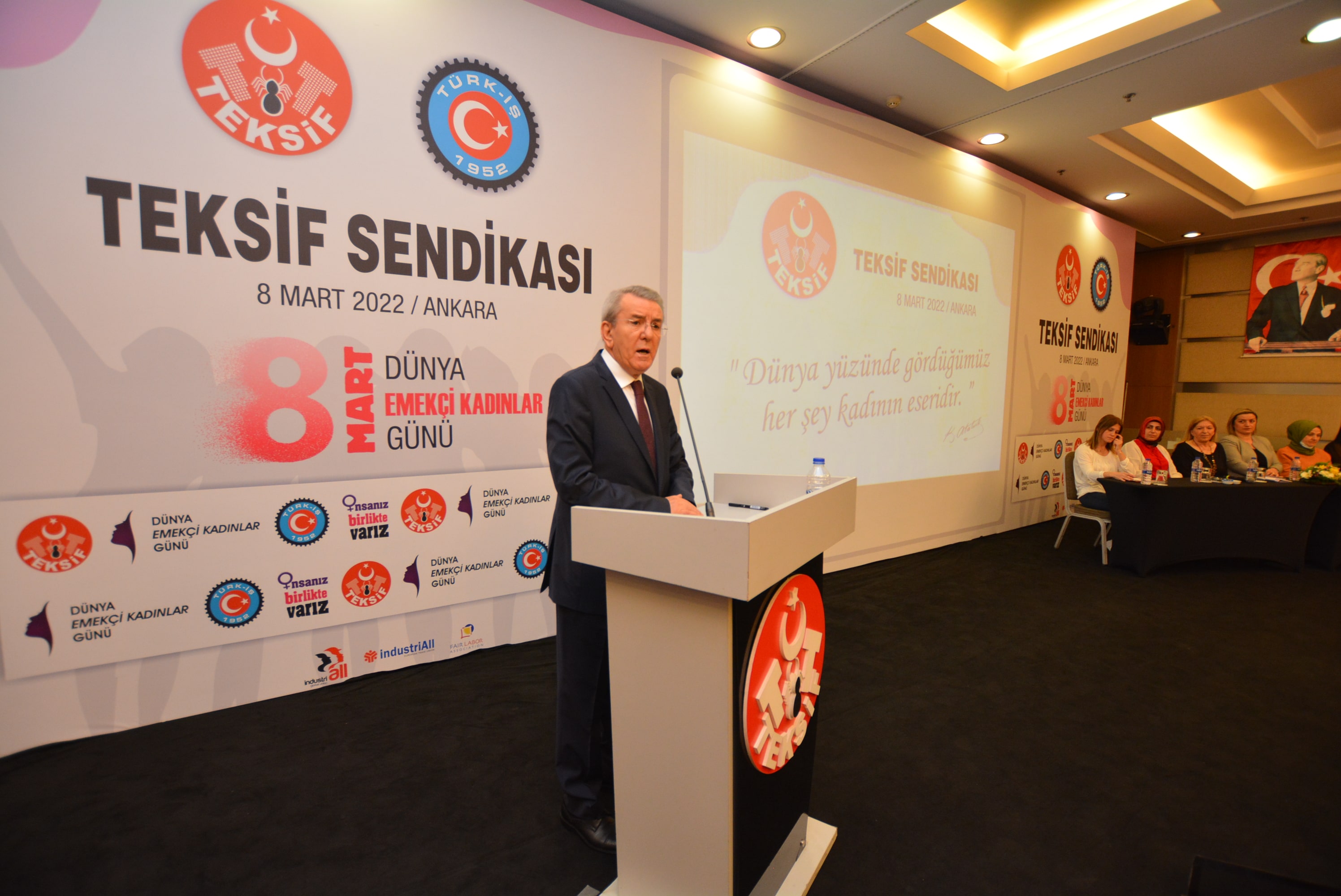 8 MART KADIN İŞÇİLER KURULTAYI GERÇEKLEŞTİ görseli