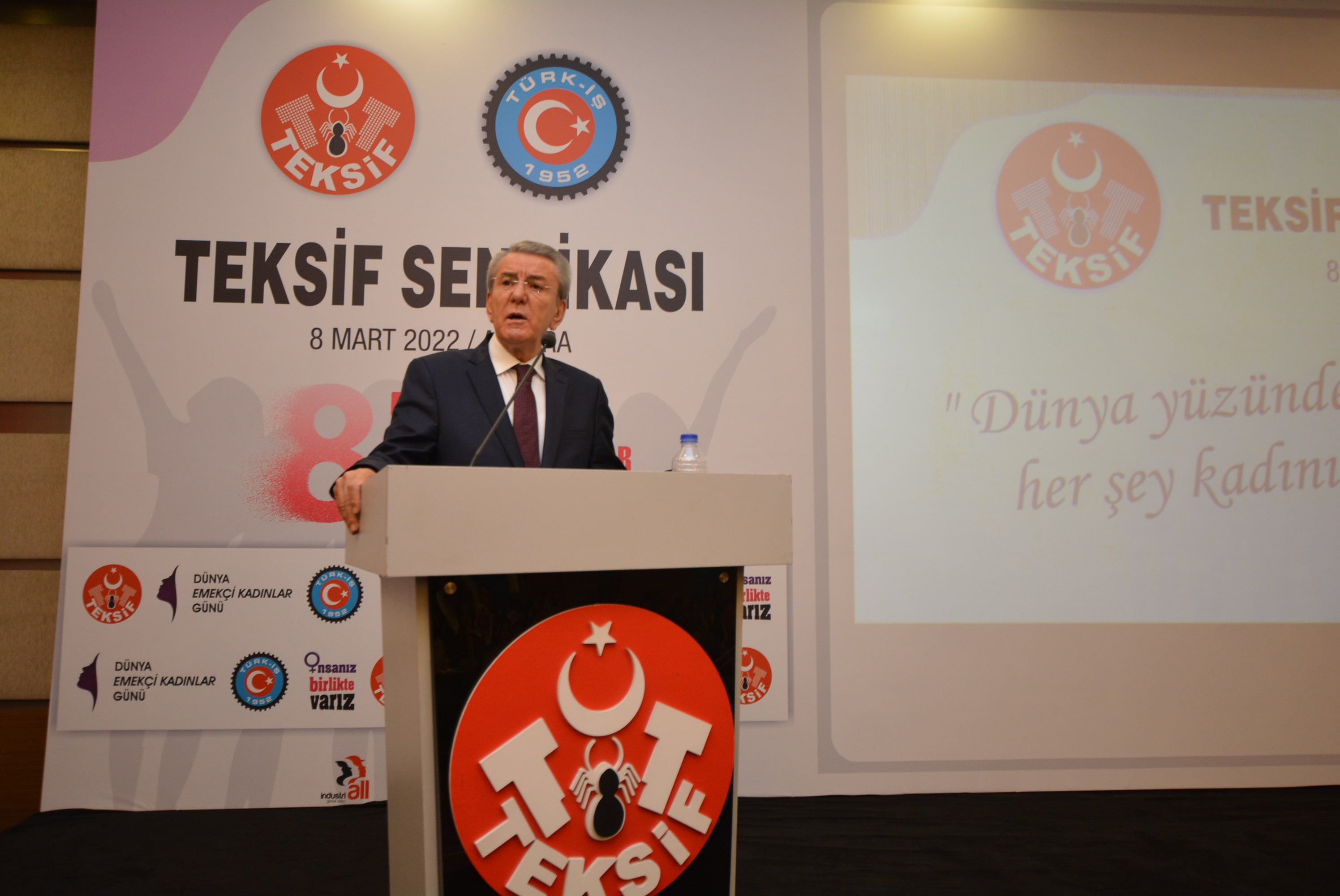 8 MART KADIN İŞÇİLER KURULTAYI GERÇEKLEŞTİ görseli