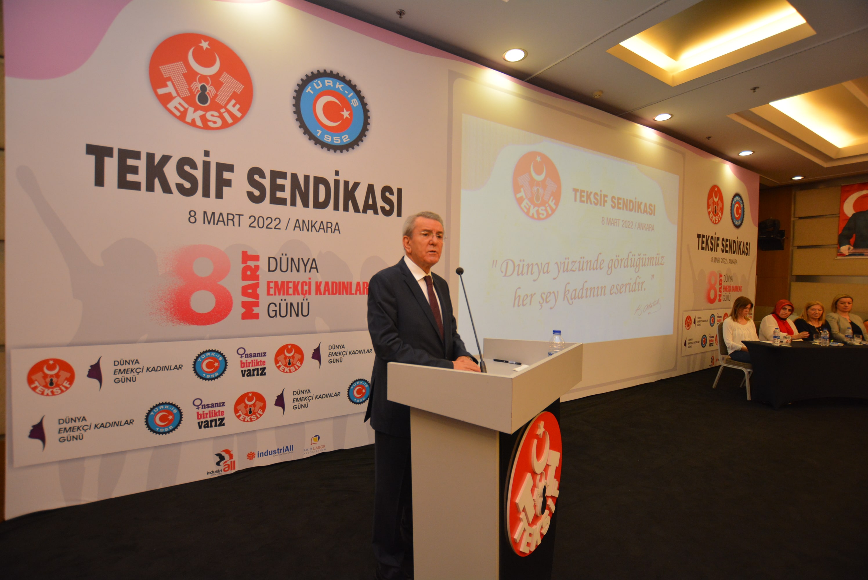 8 MART KADIN İŞÇİLER KURULTAYI GERÇEKLEŞTİ görseli