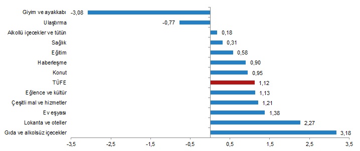 Tüketici Fiyat Endeksi, Ağustos 2021 görseli