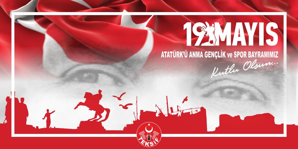 19 Mayıs Atatürk’ü Anma Gençlik ve Spor Bayramı Kutlu Olsun görseli