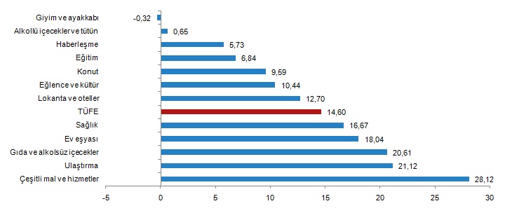 Tüketici Fiyat Endeksi, Aralık 2020 görseli