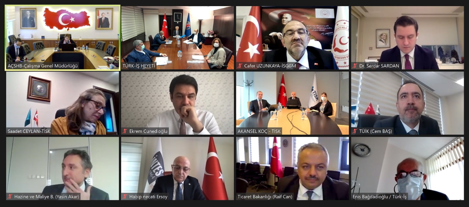ASGARİ ÜCRET TESPİT KOMİSYONU 2. TOPLANTISINI GERÇEKLEŞTİRDİ görseli