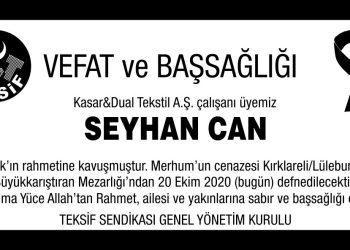 Vefat ve Başsağlığı