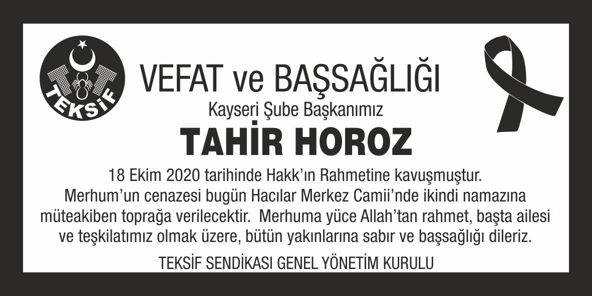Vefat ve Başsağlığı görseli