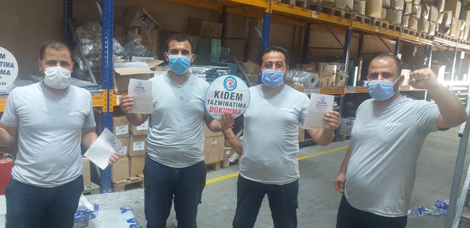 YATSAN ve ROK TEKSTİL EMEKÇİLERİ ''KIDEM TAZMİNATIMA DOKUNMA!'' DİYOR görseli