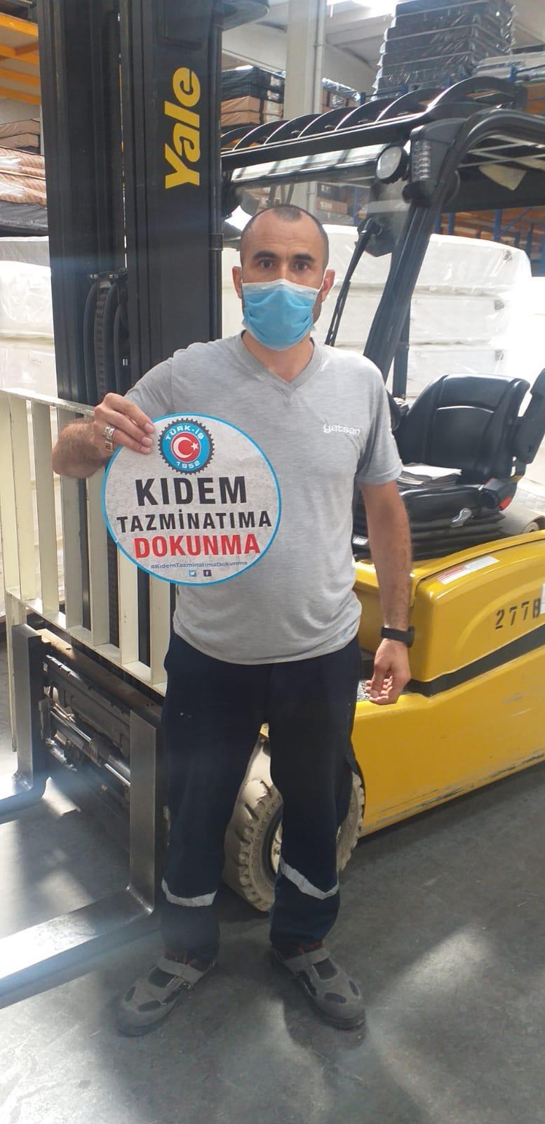 YATSAN ve ROK TEKSTİL EMEKÇİLERİ ''KIDEM TAZMİNATIMA DOKUNMA!'' DİYOR görseli