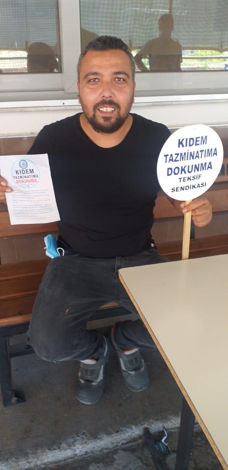 YATSAN ve ROK TEKSTİL EMEKÇİLERİ ''KIDEM TAZMİNATIMA DOKUNMA!'' DİYOR görseli