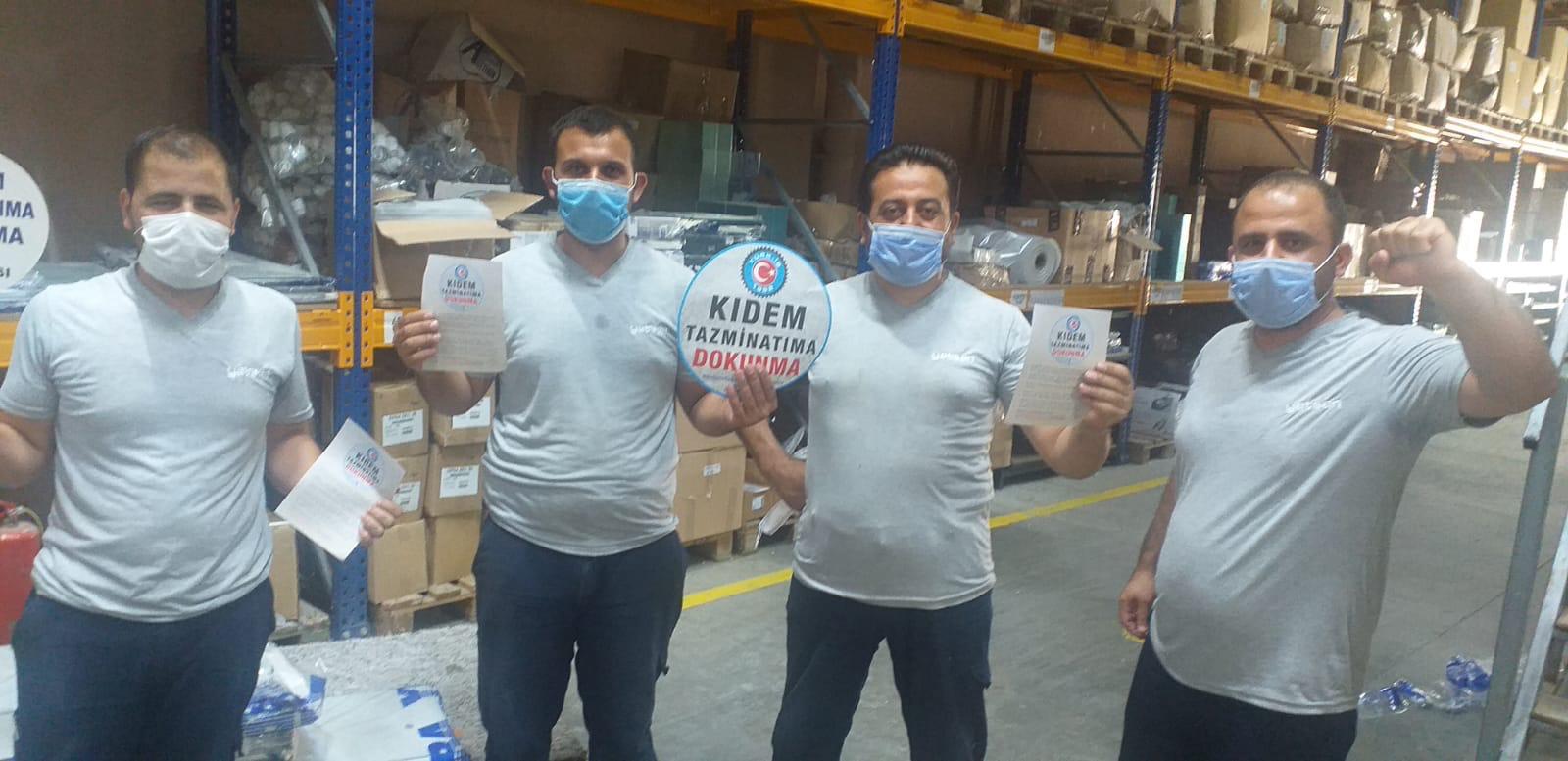 YATSAN ve ROK TEKSTİL EMEKÇİLERİ ''KIDEM TAZMİNATIMA DOKUNMA!'' DİYOR görseli