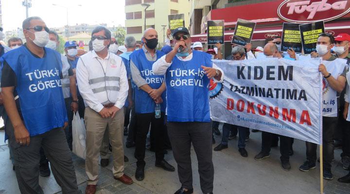 YATSAN ve ROK TEKSTİL EMEKÇİLERİ ''KIDEM TAZMİNATIMA DOKUNMA!'' DİYOR görseli