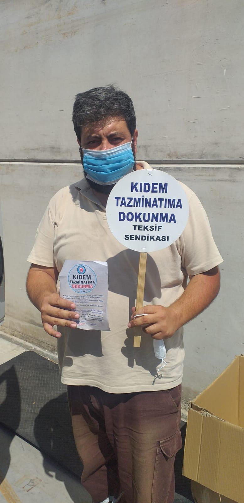 YATSAN ve ROK TEKSTİL EMEKÇİLERİ ''KIDEM TAZMİNATIMA DOKUNMA!'' DİYOR görseli