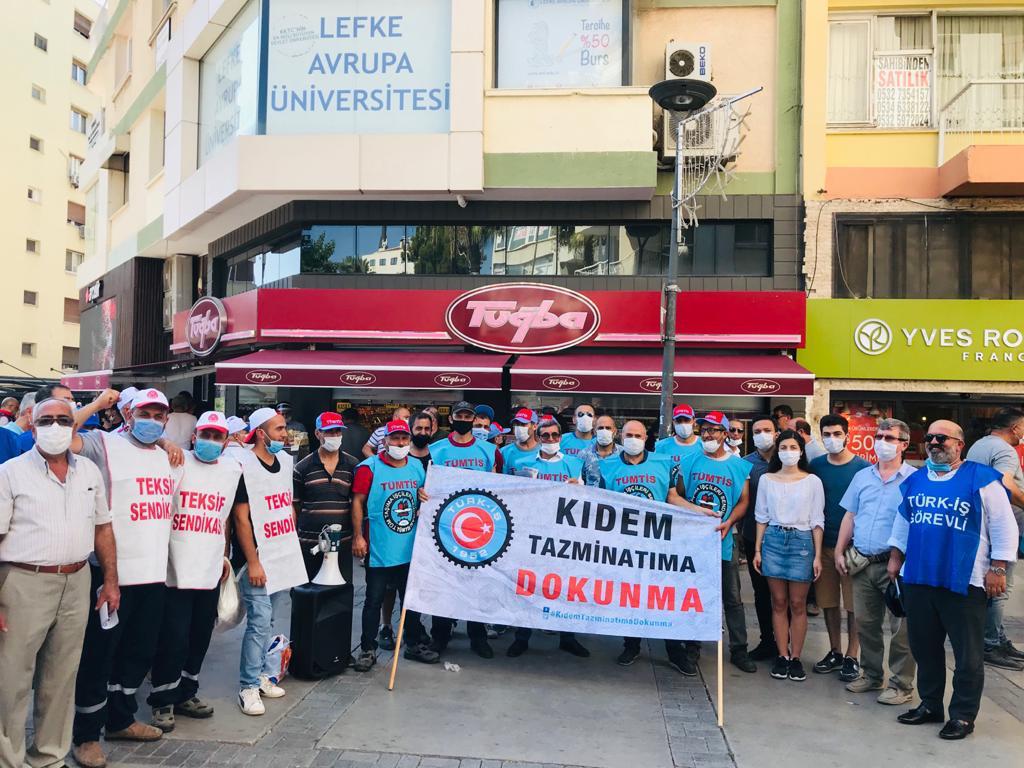 YATSAN ve ROK TEKSTİL EMEKÇİLERİ ''KIDEM TAZMİNATIMA DOKUNMA!'' DİYOR görseli