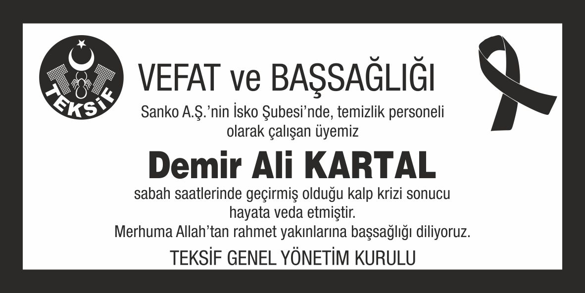 Vefat ve Başsağlığı görseli