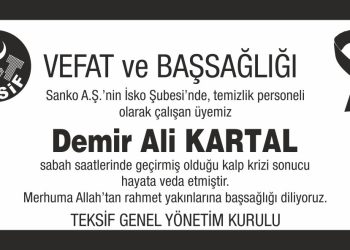Vefat ve Başsağlığı