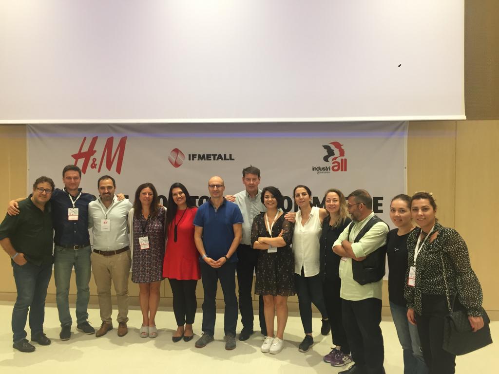 DGB ve IndustriAll Global işbirliği ile yapılan NMC konferansı görseli