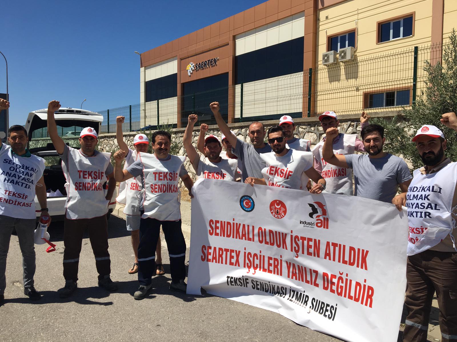 Saertex'de Yetki Gaspına Karşı Direniş... görseli