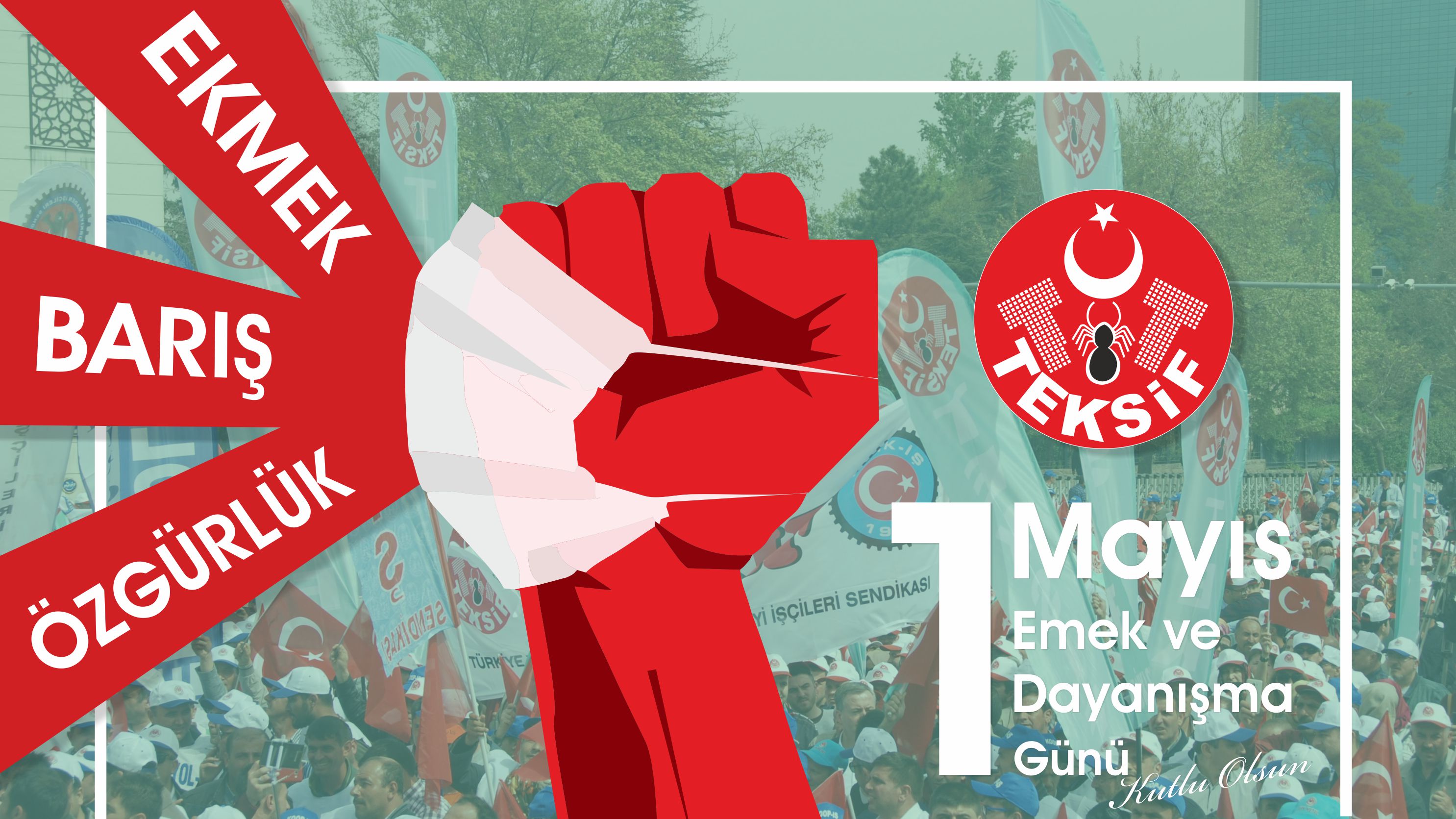 TÜRK-İŞ 1 MAYIS BİLDİRİSİ görseli