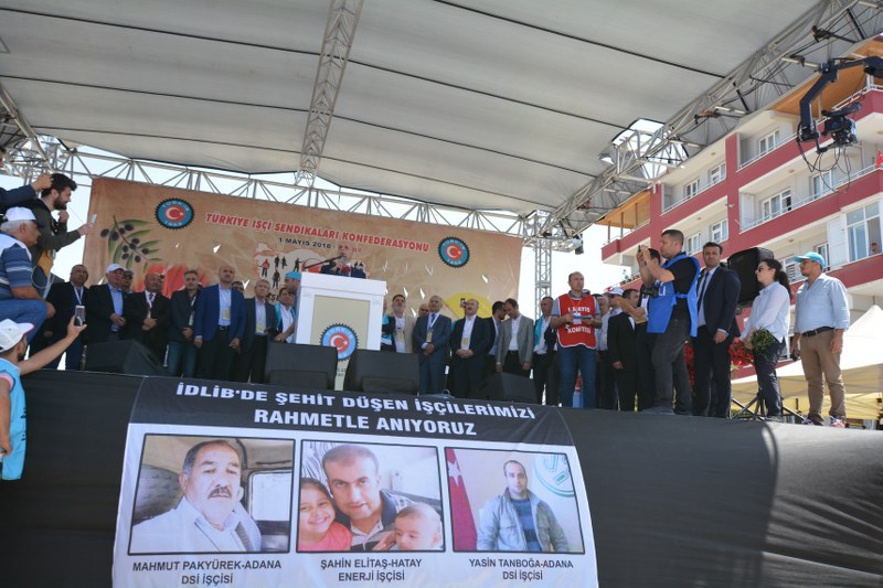 1 MAYIS’I HATAY’DA KUTLADIK görseli