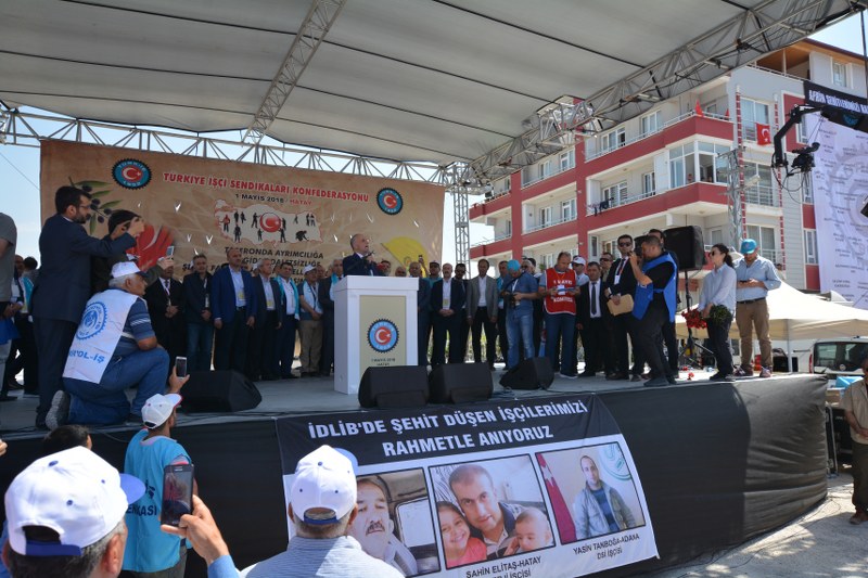 1 MAYIS’I HATAY’DA KUTLADIK görseli
