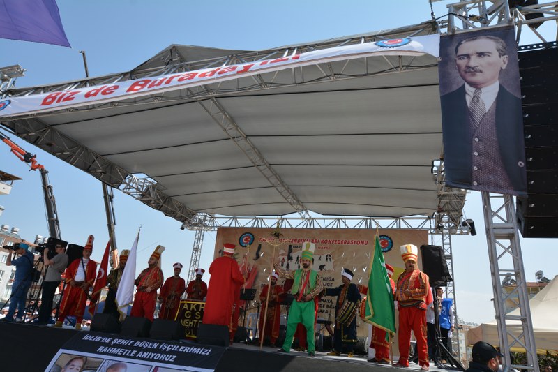 1 MAYIS’I HATAY’DA KUTLADIK görseli