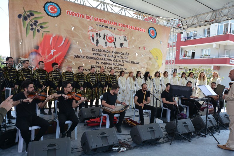 1 MAYIS’I HATAY’DA KUTLADIK görseli