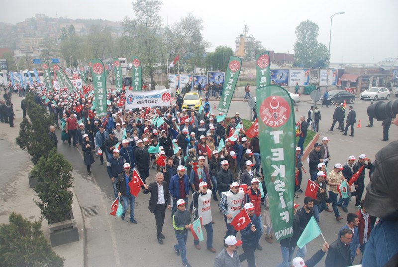 1 MAYIS COŞKUYLA KUTLANDI görseli